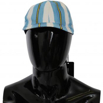 Dolce & Gabbana Multicolor Stripes Baseball Cotton Cap - 57 cm|S