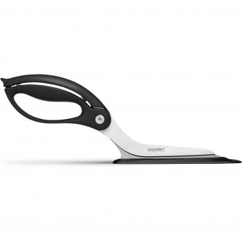 Dreamfarm Scizza Black Pizza Cutter - ABS/Stainless Steel Slicing Scissors