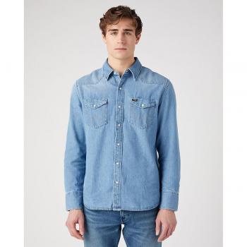 Wrangler Camisa Manga Larga 27mw Azul