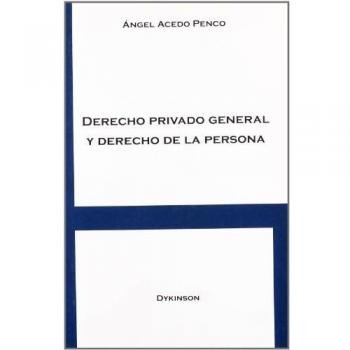 Derecho privado general y derecho de la persona