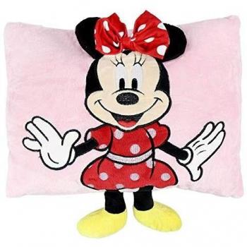 textil y complementos minnie Aplicaciones de Minnie. Referencia CD Cojines Textiles del hogar Unisex Adulto, Rosa, 1 Unidad