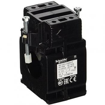 Transformador de corriente tropicalizado Schneider DIN 250/5 con cable 27 y pasadores 10x32, precisión 0.5%