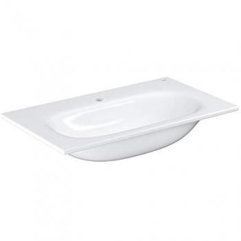 Mueble de lavabo Grohe Essence, cerámica, 80 x 46 cm, con desagüe, color blanco alpino con tecnología PureGuard