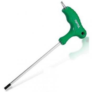 TOPTUL BAED1211 Piezas insertables de llave cubo Perfil en E DIN3120 E11 Acero cromo vanadio y Llave de husillo mixta TOPTUL T10