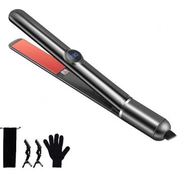 Plancha de pelo alisadora profesional V9 con amplio rango de temperaturas