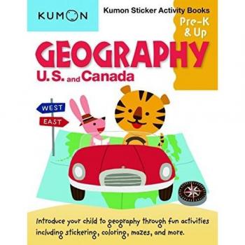 Geography: U.S. And Canada Sticker Activity Book