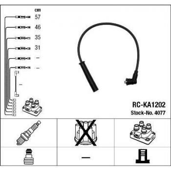 Juego de cables de encendido NGK 4077