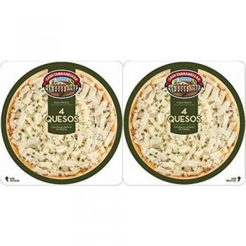 Casa Tarradellas - Pack Pizza Fresca 4 Quesos, 2 x 210 g