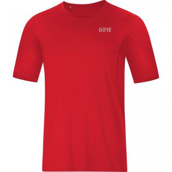 GORE WEAR R3 Camiseta de manga corta para hombre, M, rojo