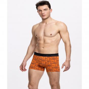 Ungaro Pack de 2 Bóxers Marc para Hombre en Color Naranja con Logo y Textura Suave