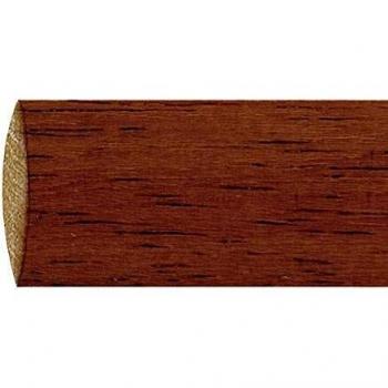Riel Chyc 5430001 Barra Madera Lisa 1,5 Metros x 28 mm. Nogal, Multicolor