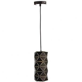 Lámpara colgante Deko-Light Asterope linear Ø 15cm, negra, E27, 1x máx. 60W
