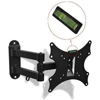 Soporte inclinable y giratorio de pared para TV con 2 brazos articulados 200 x 200 mm 17 - 37