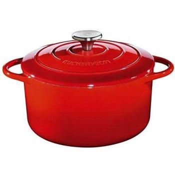 Cacerola Redonda Provence 24 cm Roja - Küchenprofi