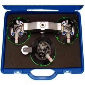 Set de Herramientas para Extracción de Parabrisas BGS 69505 - Ventosas Profesionales para Ausglasado