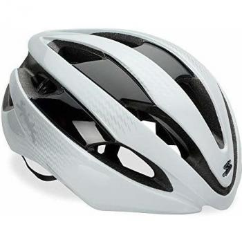 Spiuk Sportline Casco Eleo, Adultos Unisex, Blanco/Plata,