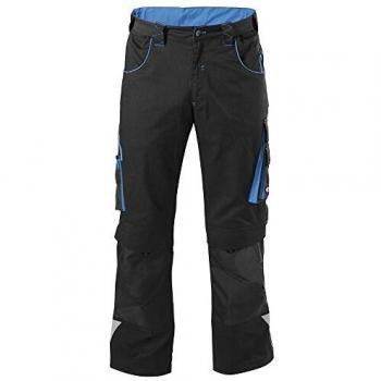 Pantalones de Trabajo Hombre Fortis 24, Negro/Turquesa, Talla 110