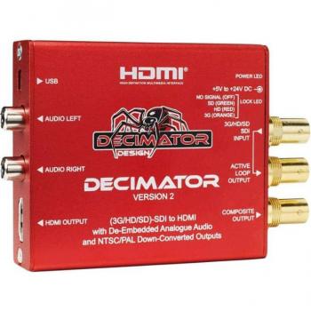 Decimator Design MD-HX Mini Converter - SDI to HDMI & NTSC/PAL Scaler