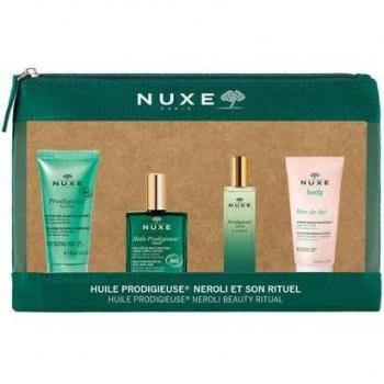 NUXE Prodigieuse Néroli Travel Kit - Aceites Esenciales Hidratación Intensiva, Cosmética Natural Hidratante Capilar y Corporal