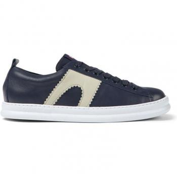 CAMPER Runner Sneakers for Men Blue Smooth Leather Size 44
