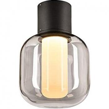 Plafón LED SLV Ovalisk para exterior con cambio de temperatura de color