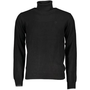 North Sails Black XL Embroidered Turtleneck Sweater for Men
