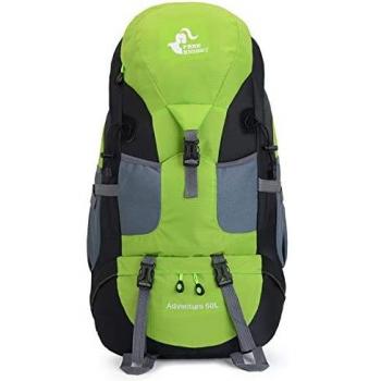 OG TengSheng Mochila de senderismo de 50L, mochila impermeable para senderismo, montañismo, acampada al aire libre, mochila de escalada para hombres y mujeres