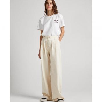 Pantalón Vaquero Pepe Jeans Cecilia Beige Mujer