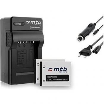 2 Baterías + Cargador para BenQ/Maginon/Praktica/Sanyo. consulte la Lista!