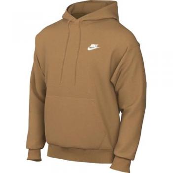 Nike Sportswear Club Fleece Sudadera con capucha para hombre en color marrón, talla M