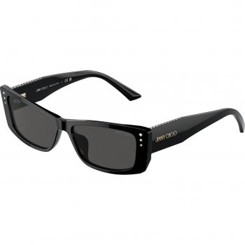 Jimmy Choo JC5002BU Col. 500087 Donna Pillow Nero Stylish Sunglasses in Dark Grey, Black Unisex, Size: 55 MM