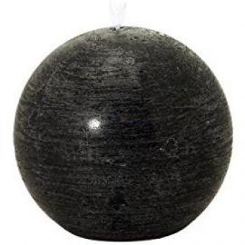Vela Bola Rústica Negra 445 g - Atmosphera Creador de Interiores
