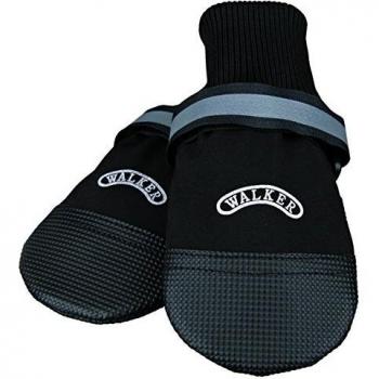 TRIXIE 2 Botas Confort Walker, Perros, Nylon, M, Negro, Perro