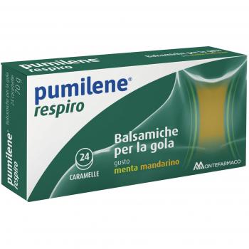 Caramelos Balsámicos para la Gola Menta y Mandarina 70g - Pumilene Respiro