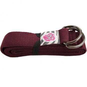 Cinturón de Yoga Profesional Granate El Yoga Mola CIN002B