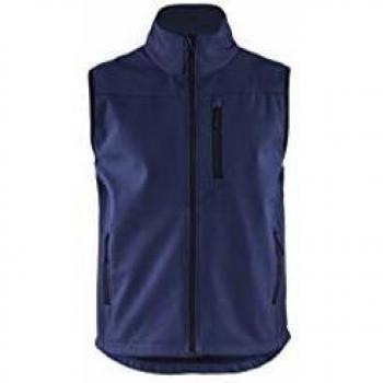 Chaleco de Trabajo Softshell Sin Mangas Blaklader Azul Marino 4XL