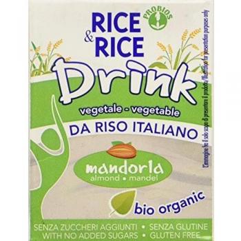 2x Rice & Rice Bebida Arroz Almendra Bio 200 ml