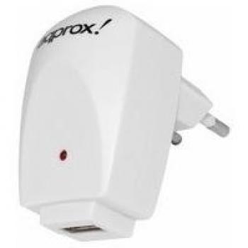 Approx appusbwallip cargador para red domestica soporta ipad iphone y tablets color blanco