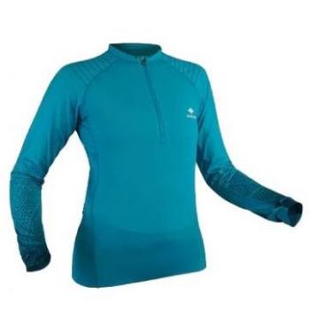 Camiseta de Manga Larga para Mujer Raidlight R-LIGHT (Pavo Real)