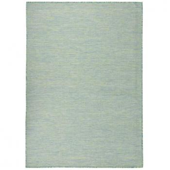 Alfombra de exterior de tejido plano 200x280 cm en color gris, taupé y marrón - Alfombra de área para sala de estar, dormitorio, habitación y salón