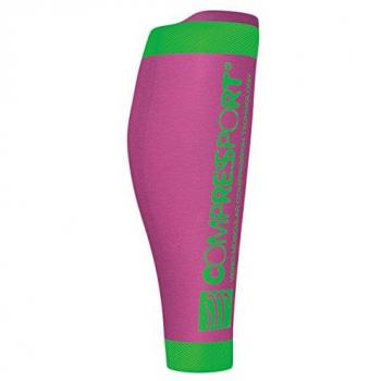 CompresSport R2 V2 - Medias de running unisex, color rosa, talla M
