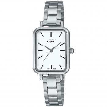 Casio Standard Analog Stainless Steel White Dial Quartz Women's Watch