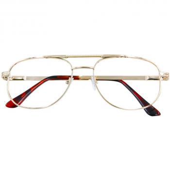 Croon Lee 1011006 Armazones y Lentes Recetados para Hombre Dorados 54