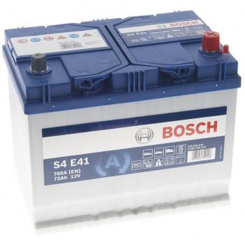 Batería de arranque BOSCH 0 092 S4E 410, tipo AGM, capacidad de 70 Ah, corriente de arranque en frío (CCA) de 680 A, dimensiones de 278 x 175 x