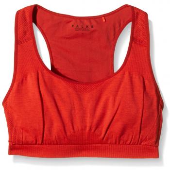 Falke Sujetador Deportivo Madison Mujeres s bajo Apoyo Rojo Red - Mars Red Talla:Extra-Small