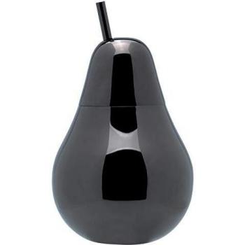 Piazza 478340 - Taza de pera chapada en negro, 425 ml de capacidad
