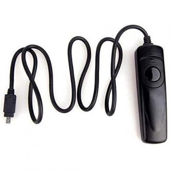 niceeshop(TM) Disparador Remoto de Cable Plástico para Nikon MC-DC2 1Juego (2) (negro,con Instrucción, Cable de 1 M, Removible)
