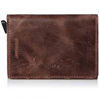 Secrid – Monedero vintage, tamaño 10,2 cm, chocolate