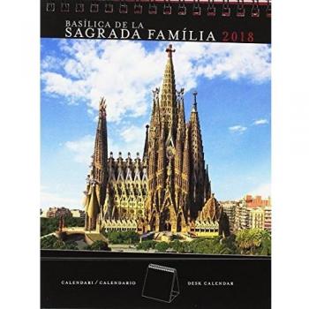 Calendari 2018 Sagrada Família - sobretaula