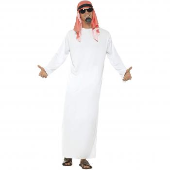 Disfraz Falso Sheikh Adulto Blanco/Rojo 24805L Smiffys